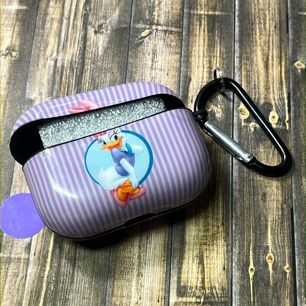 5for$10 Disney-Inspired Daisy Duck AirPod Three Protective Case Pink & Purple